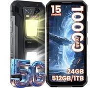 OUKITEL WP58 Pro Smartphone Incassable 5G 24Go+512Go 6.7" FHD+ 10000mAh GPS/NFC Noir Noir