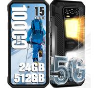 OUKITEL WP58 Pro Telephone Portable Incassable 5G 24GO+512GO/1TO 6.7" 10000mAh Smartphone Robuste Android 15 Dual SIM/64MP/NFC Noir