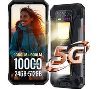 OUKITEL WP58 Pro Téléphone Portable Incassable 5G 24Go+512Go 6.7" FHD+ GPS/NFC Noir Noir