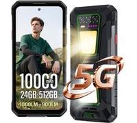 OUKITEL WP58 Pro Téléphone Portable Incassable 5G 24Go+512Go 6.7" FHD+ GPS/NFC Vert Vert