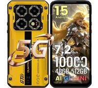 OUKITEL WP60 5G Telephone Portable Incassable 7.2" 48GO+512GO 108MP Dual SIM/NFC Noir