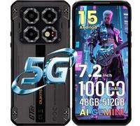 OUKITEL WP60 5G Smartphone Incassable 7.2" 48GO+512GO 108MP Dual SIM/NFC Noir Noir