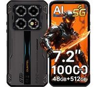 OUKITEL WP60 5G Telephone Portable Incassable 7.2" 48GO+512GO 108MP Dual SIM/NFC Noir Noir