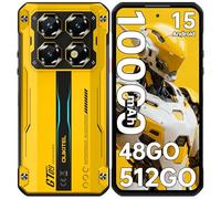 OUKITEL WP60 - Telephone Portable Incassable 5G,48(16+32)+512GO/2TO TF,10000mAh Telephone Incassable Android 15,7.2" HD+,120Hz Telephone Chantier Dimensity 7025,108MP+32MP/5G/GPS/NFC/OTG,Or