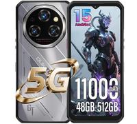 OUKITEL WP62 Smartphone Incassable 5G 48Go+512Go 11000mAh 6.6" Dural SIM/NFC Argent