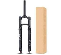 OUKMXSY Fourche à Suspension pneumatique pour VTT, Frein à Disque 1-1/8", Fourche en Alliage de magnésium, réglage du Rebond 27,5/29 Pouces, axe 9 x 100 mm, Accessoires