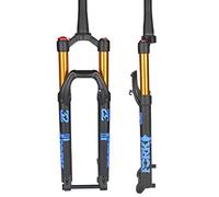 OUKMXSY Fourches à Suspension pour VTT, 27,5/29 Pouces, Alliage d'aluminium, Course 140 mm, axe 15 x 100 mm, Amortisseur de vélo, réglage du Rebond, Accessoires