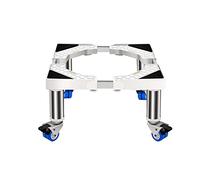 OUKMXSY Support de Machine à Laver Mobile, Base réglable, Longueur/Largeur 41-65 cm, Lave-Vaisselle, Panier Haut Universel, Grand bac à Plantes extérieur, Plateaux de Sol, 4/8/12 Roues pou