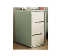OUKMXSY Table de Chevet étroite avec 3 tiroirs, Table de Chevet en Bois de Style crème Moderne, Petite Armoire de Rangement en Cuir, Table de Chevet, Meubles de Chambre