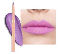 OULAC Crayon à Lèvres Mat Waterproof, Pourpre Lipliner Anti-salissures Tient 12 Heures+, Très Pigmenté, Souple, Pour des Lèvres Repulpées et Définies, Vegan (09) Sweet Taro