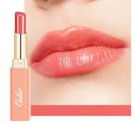 Oulac Rouge a Levre Corail et Baume Teinté 2 in 1 - Juteux et Brillant, Soin Pour Les Lèvres, Hydratez les Lèvres Sèches, Gercées et Abîmées, Texture Crémeuse, Confort Végétal 04 Deep Kiss