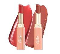 Oulac Rouge a Levre et Baume a Levre 2 in 1 - Rouge à Lèvres Juteux et Brillant, Soin Pour Les Lèvres, Hydrate les Lèvres Sèches, Gercées et Abîmées, Vegan