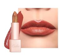 OULAC Rouge a Levre Hydratant, Rouge à Lèvres Brun Rougeâtre Scintillant et Baume à Lèvres Pour Lèvres Sèches, Super Crémeux, Léger & Agréable Pour La Peau, Vegen (09) Fussy