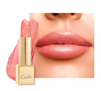 OULAC Rouge a Levre Mat Corail, Effet Pailleté Métallique, Rouge à Lèvres Mat Métallisé Longue Tenue, Hydratation et Confort pour les Lèvres, Vegan, 4,3g (GM11) Aurora