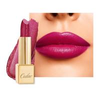 OULAC Rouge a Levre Mat Magenta, Effet Pailleté Métallique, Rouge à Lèvres Mat Métallisé Longue Tenue, Hydratation et Confort pour les Lèvres, Vegan, 4,3g (GM15) She's A Lover