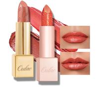 OULAC Rouge a Levre Pailleté Set, Très Pigmenté Finition Lustrée Diamant, Texture Fine, Formule Hydratante Longue Durée, Maquillage Des Lèvres Pour Attirer le Regard, Vegen
