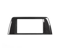 Oulages Intérieurs Autocollant Décoratif Pour Panneau Commande Centrale Navigation ABS Pour BMW X1 F48 2016-2022 Voiture Autocollant Garniture(Look de carbone)
