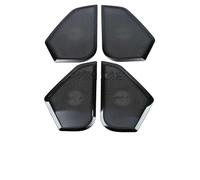 Oulages Intérieurs Cache Haut-parleur Audio Voiture Cadre Haut-parleur Garniture Klaxon Accessoires Pour Ford Pour Ranger 2023-2024 Voiture Autocollant Garniture(Noir)