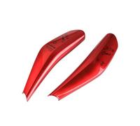 Oulages Intérieurs Lot 2 Interrupteurs D'essuie-glace Pour Volant Voiture Couvercle Commande Phare Accessoires Pour VW ID.3 ID.4 ID3 ID4 CROZZ ID6 Voiture Autocollant Garniture(Rouge)