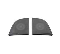 Oulages Intérieurs Pour Tesla Pour Model 3 2019 2020 Accessoires Colonne Avant Toit Klaxon Capot Haut-parleur Couverture Paillettes Décoratives Voiture Autocollant Garniture(Trunk cover Black)