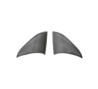 Oulages Intérieurs Pour Tesla Pour Model 3 2019 2020 Accessoires Colonne Avant Toit Klaxon Capot Haut-parleur Couverture Paillettes Décoratives Voiture Autocollant Garniture(A-pillar Black)