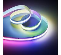 OULARA Bande LED COB RGB Smart IC Pixel adressable 6 m, 24 V Bande LED qui change de couleur 630LED/m LED Ruban multicolore pour décoration de bricolage (contrôleur et adaptateur vendus séparément)