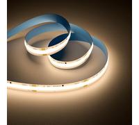 OULARA Ruban LED COB blanc naturel 4 000 K 10 m, 24 V CC LED CRI90+ pour chambre à coucher, cuisine, projet d'éclairage DIY avec connecteur COB de 8 mm (source d'alimentation non incluse)