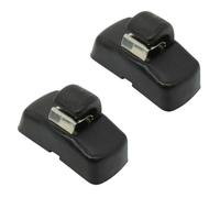 Oulesh Clips De Fixation Pare-Soleil pour VW Caddy EOS Gol Golf Lupo Polo Sharan Touran, 2 pièces Pare-Soleil de Voiture Crochet Support de Suspension Support de Boucle