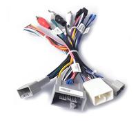 Oulesh Harnais de Câblage pour Honda Civic CRV 2012-2015, pour Android 16pin Adaptateur de Commande de Volant de Faisceau de câblage autoradio