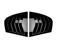 Oulesh Volets De Fenêtre Arrière Persiennes pour BMW Série 3 E90 320i 323i Sedan 2005-2012, Autocollant pour volet de Lunette arrière (Noir Brillant)