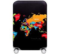 OuLi Store® Housse de Valise 18-32 Pouces Fibre de Charbon de Bambou Luggage Cover en Polyester Clear Voyage Luggage Trolley Case Cover Protector (Color 6, S- (Bagage de 18 à 21 Pouces))