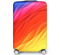 OuLi Store® Housse de Valise 18-32 Pouces Fibre de Charbon de Bambou Luggage Cover en Polyester Clear Voyage Luggage Trolley Case Cover Protector (Color 3, S- (Bagage de 18 à 21 Pouces))