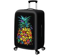 OuLi Store® Housse de Valise 18-32 Pouces Fibre de Charbon de Bambou Luggage Cover en Polyester Clear Voyage Luggage Trolley Case Cover Protector (Color 7, S- (Bagage de 18 à 21 Pouces))