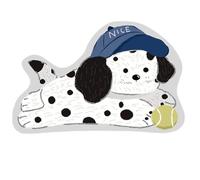 OuLi Store Tapis de Bain Antidérapant Absorbant,Tapis Salle de Bain Diatomite,Facile à Nettoyer,Séchage Rapide,Super Absorbant,Tapis de Bain pour Portes de Salle de Bain (Dalmatien, 60X90CM)