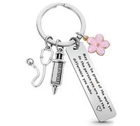 Ouligay Porte-clés cadeau d'infirmière pour femme, infirmière, ambulancier, étudiante, infirmière, remise de diplôme, école, infirmière, cadeau de remerciement, accessoires pour infirmière,