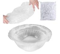 OULIGET Lot de 100 sacs jetables en plastique transparent pour salon de beauté, bol de boue pour le visage, convient à la plupart des tailles