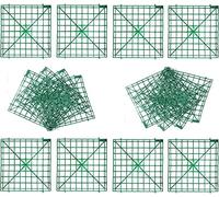Ouliget Panneaux de grille de fleurs artificielles, cadres muraux de fleurs à faire soi-même, toile de fond d'arches murales, cadres de clôtures en plastique, grilles de fleurs, base de plantes