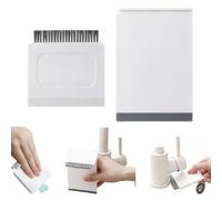 Ouliget Raclette d'évier de cuisine et brosse de comptoir, mini raclette éponge 3 en 1, brosse de nettoyage de la saleté, brosse compacte multi-usage, nettoie les déversements humides et secs