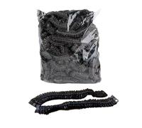 OULIGET Sacs de chaise de toilette avec élastique, sacs d'apprentissage de la propreté, sacs jetables pour tout-petits enfants et bébés, housse de siège de toilette, 43,2 x 20,3 cm, noir