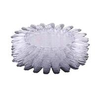 OULII Acrylique Nail Art Pratique Roue polonais Affichage Nuancier, Pack de 10 (Transparent)