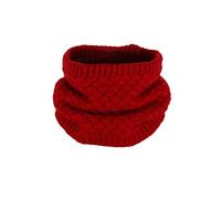 OULII Unisexe Chaud Tricot Cou Cercle Écharpe Chunky Épais Infini Cercle Boucle Écharpe (Jaune)
