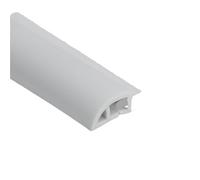 Oulotte 1 cache-câble de sol décoratif invisible en PVC m (39,37 po), ignifugé et isolé, conçu for un usage domestique(White,3.0m)