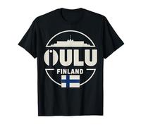 Oulu Finlande City Travel Nordic Destination T-Shirt
