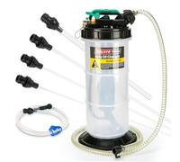 OULUTO 5.3L Pneumatique Manuelle Pompe à Huile Liquide Extracteur Pompe | Pompe d'aspiration d'huile EC 6 Tuyaux,Pompe d’Aspiration d’Huile pour Moteur, Transmission