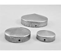 OuM Lot de 10 capuchons ronds en métal galvanisé Ø 120 mm