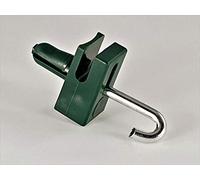 OuM Lot de 200 supports de fil de tension avec boulon à crochet - Vert