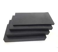 OuM Lot de 5 crayons en caoutchouc noir, 40 x 80 mm, épaisseur 10 mm, résistant aux UV, huiles, alcool et acides conditionnels