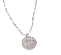 OUMAY Bijoux gravés en calligraphie arabe plaqués or 18K - Message Inspirant et symbolique - Amour, foi, protection - Cadeau femme anniversaire, noel (Bonheur Argent)