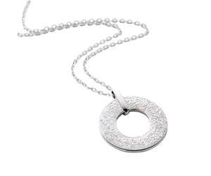 OUMAY Bijoux gravés en calligraphie arabe plaqués or 18K - Message Inspirant et symbolique - Amour, foi, protection - Cadeau femme anniversaire, noel (Rêves Argent)