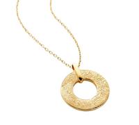 OUMAY Collier ou Bracelet Bien-être femme plaqué or 18K - Calligraphie arabe gravée - Message inspirant : Amour, foi, protection - Bijou spirituel & Cadeau symbolique